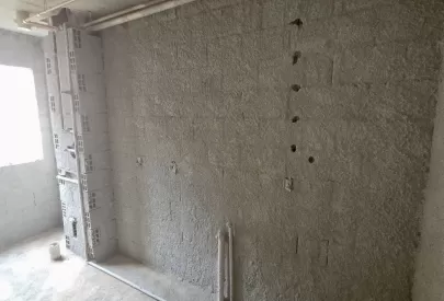 Chapisco de áreas molhaveis- cozinha