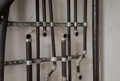 Instalação de gás do corredor