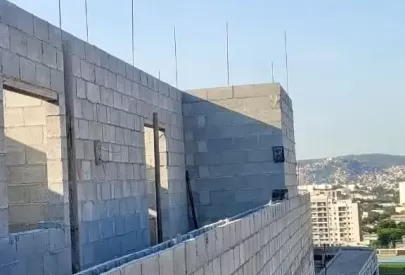 Alvenaria da cobertura